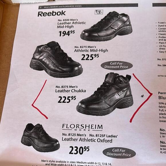 Reebok Work Postal TCT‎ High-Top Athletic Hiking Shoes - Picture 8 of 8